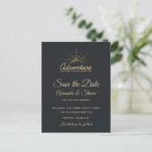 Carte Postale Mountain Adventure Mariage rustique Enregistrer la (Debout devant)