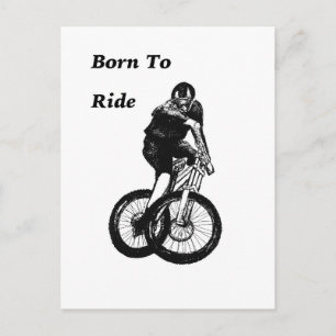 Carte Postale Mountain Biker MTB CYCLIST CYCLIST Cyclo cross