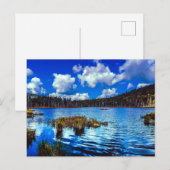 Carte Postale Mountain Noir Québec, Canada - Photographie de voy (Devant / Derrière)