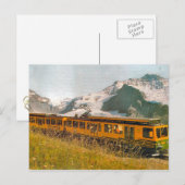 Carte Postale Mountain railway (Devant / Derrière)