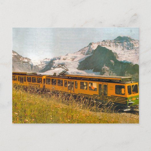 Carte Postale Mountain railway (Devant)