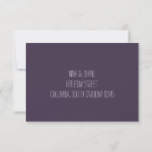Carte postale "Mountain Range" de mariage RSVP 3.5 (Dos)
