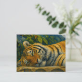 Carte Postale Mountain Rest - Tigre dans la nature (Debout devant)