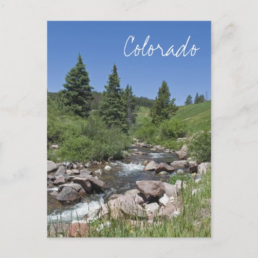 Carte Postale Mountain Stream Colorado (Devant)