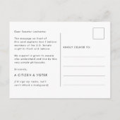 Carte Postale Mountain Sun Prenez la route pour les sénateurs (Dos)