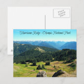 Carte Postale Mountain Vista de la crête des ouragans (Devant / Derrière)