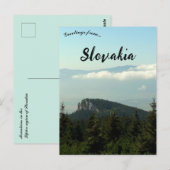 Carte Postale Mountains in the LIptov Region of Slovakia (Devant / Derrière)
