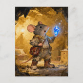 Carte Postale Mouse in a Cave Finds a Treasure (Devant)