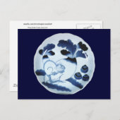 Carte Postale Mouse Manger Turnip, Art Japonais (Devant / Derrière)