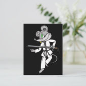 Carte Postale Mouse Martial Arts (Debout devant)