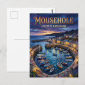 Carte Postale Mousehole Royaume-Uni (Devant / Derrière)
