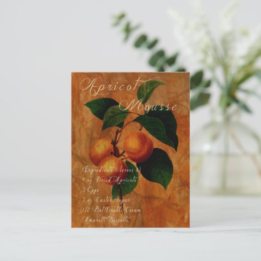 Carte Postale Mousse d'abricot (Debout devant)