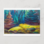 Carte Postale Mousse jaune | Emily Carr | (Devant)