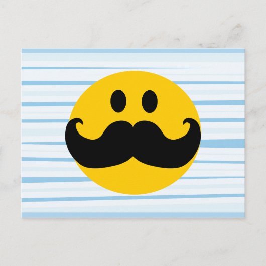 Carte Postale Moustache (Devant)