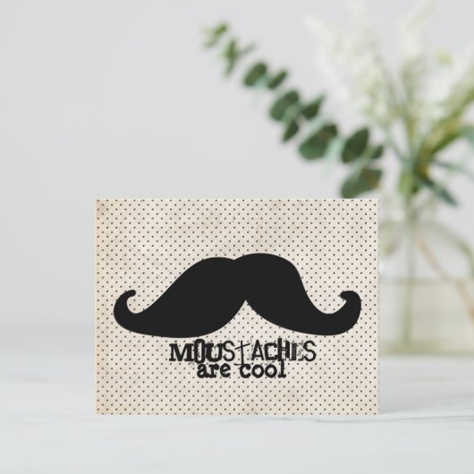 Carte Postale Moustache (Debout devant)