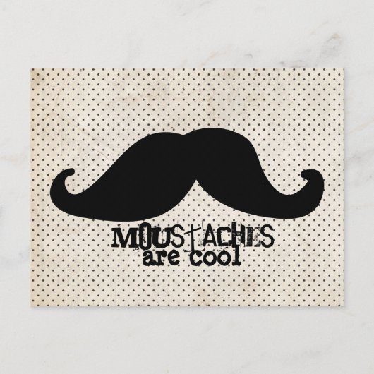 Carte Postale Moustache (Devant)