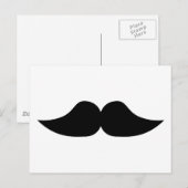 Carte Postale Moustache (Devant / Derrière)