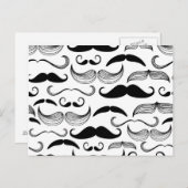 Carte Postale Moustache drôle (Devant / Derrière)