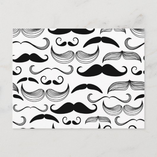 Carte Postale Moustache drôle (Devant)