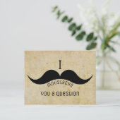 Carte Postale Moustache marrante (Debout devant)