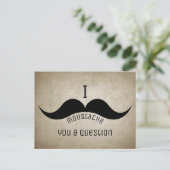 Carte Postale Moustache marrante (Debout devant)