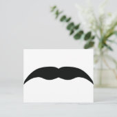 Carte Postale moustache noire (Debout devant)