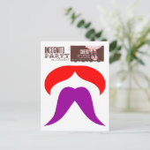 Carte Postale Moustaches de fête incognito 2 (Debout devant)