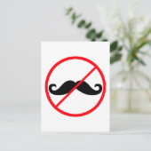 Carte Postale Moustaches interdites ! (Debout devant)