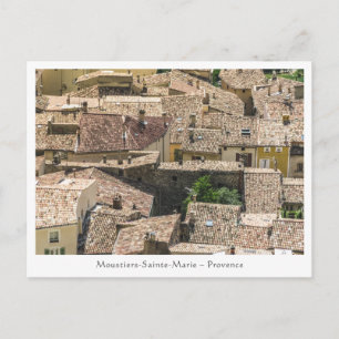 Carte Postale Moustiers Sainte Marie