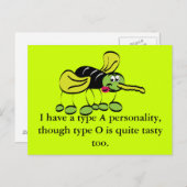 Carte Postale Moustique (Devant / Derrière)