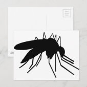 Carte Postale Moustique (Devant / Derrière)
