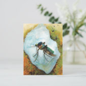 Carte Postale Moustique agaçant plaisir été (Debout devant)