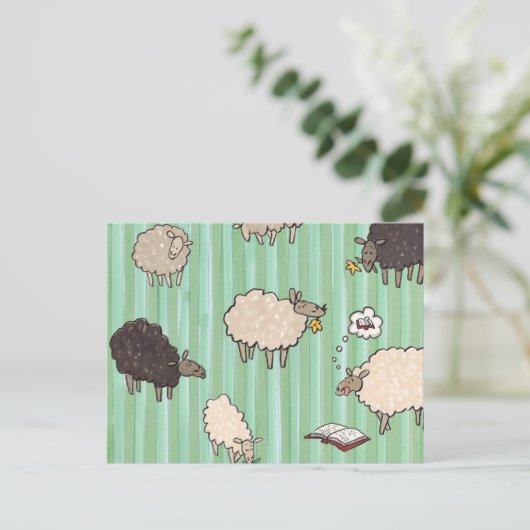 Carte Postale Mouton (Debout devant)