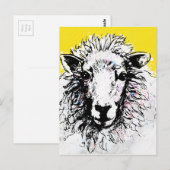 Carte Postale Mouton (Devant / Derrière)