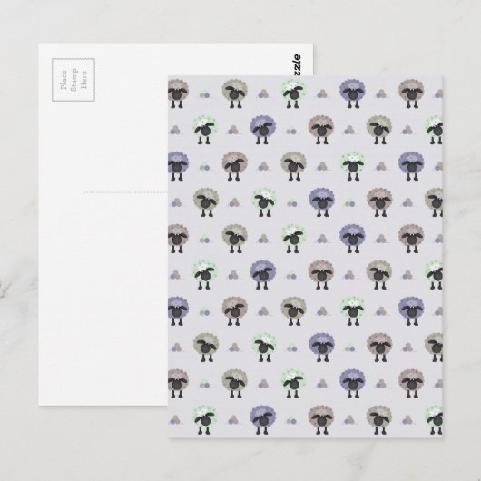 Carte Postale Mouton (Devant / Derrière)