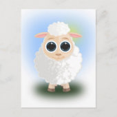 Carte Postale Mouton blanc (Devant)