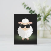 Carte Postale Mouton cool (Debout devant)