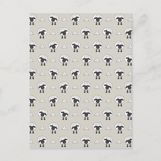 Carte Postale Mouton Et Laine (Devant)