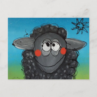 Carte postale 'mouton noir'
