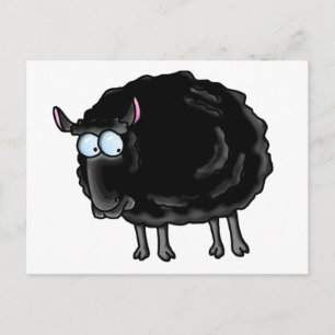 Carte Postale mouton noir