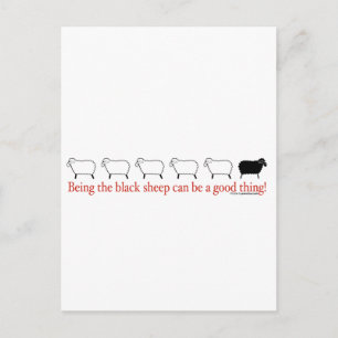 Carte Postale Mouton noir
