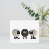 Carte Postale mouton noir (Debout devant)