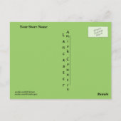 Carte Postale Mouton, Proverbe Amish. Ajouter votr (Dos)