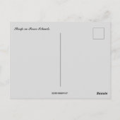 Carte Postale Mouton sur les îles Féroé (Dos)