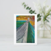 Carte Postale Moutons à travers le barrage de Grand Coulee (Debout devant)