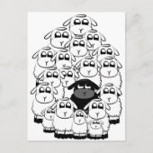 Carte Postale Moutons noirs (Devant)