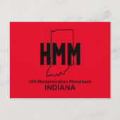 Carte Postale Mouvement de modernisation du VIH Indiana (Devant)