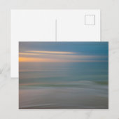 Carte Postale Mouvement de plage flou abstrait | Floride, États- (Devant / Derrière)