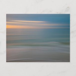 Carte Postale Mouvement de plage flou abstrait Floride, États-