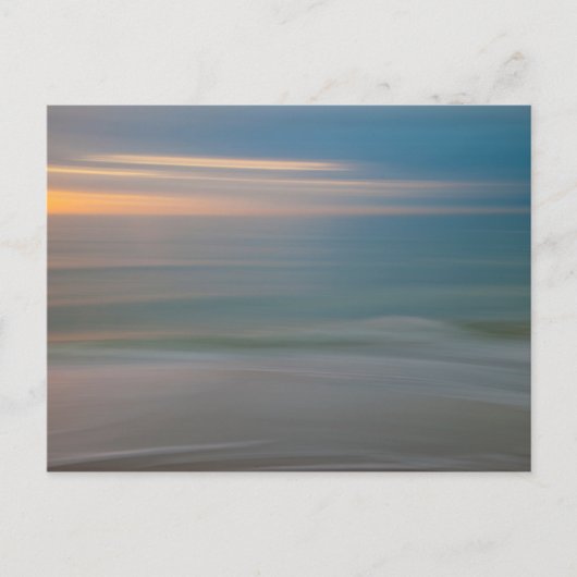 Carte Postale Mouvement de plage flou abstrait | Floride, États- (Devant)